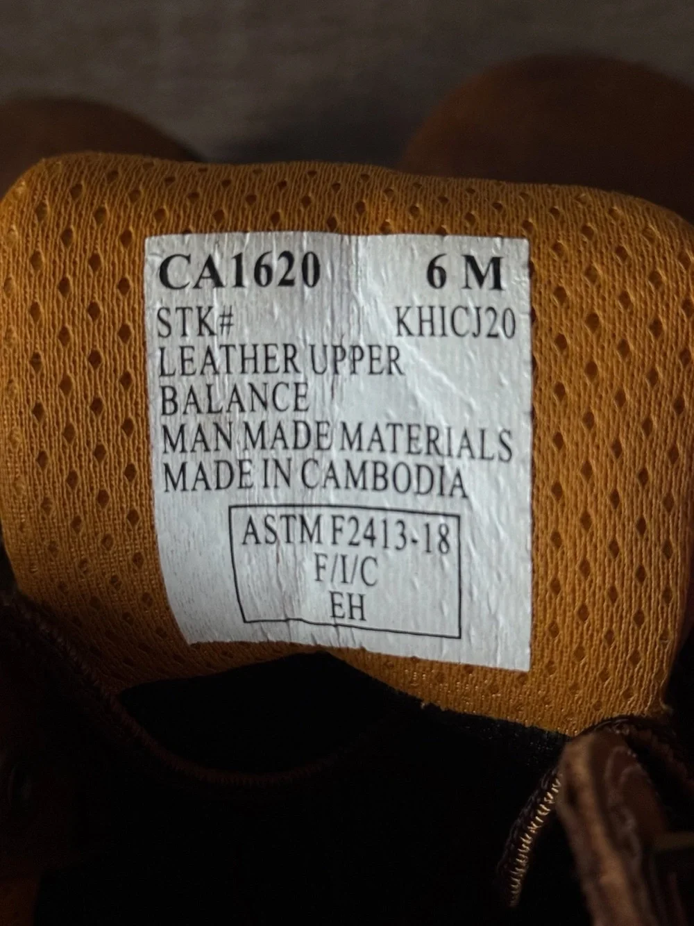 Carolina Raleigh CA1620 Composite Toe Waterproof Work Boots Men's 6M‎ Brown EH